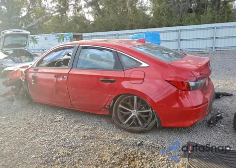 2024 Honda Civic Touring z USA, uszkodzony, nr VIN 2HGFE1F90RH324664